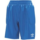 アンブロ umbro UMBRO アンブロ サッカー GKパンツ 脇パッド付 メンズ ハーフパンツ ショートパンツ (ターコイズ)