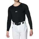 アンダーアーマー UNDER ARMOUR UNDER ARMOUR アンダーアーマー 野球 ヒートギア コンフォート フィッティド ロング【返品不可商品】 (BLK)(4)