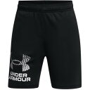 アンダーアーマー UNDER ARMOUR UNDER ARMOUR アンダーアーマー UAテック ロゴ ショーツ ボーイズ 子ども キッズ ボ (BLK/MGA)(4)