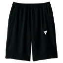 ヴィクタス VICTAS VICTAS ヴィクタス 卓球 トレーニング ハーフパンツ VーJHP229 スリムシルエット メン (BK)