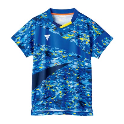 ヴィクタス VICTAS VICTAS ヴィクタス 卓球 ゲームシャツ VーGS240 2022年全日本選手権着用モデル JTTA公 （ブルー）