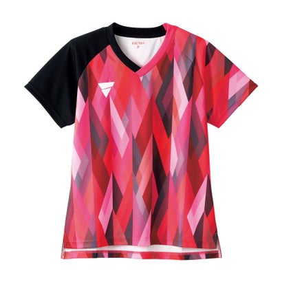 ヴィクタス VICTAS VICTAS ヴィクタス 卓球 ゲームシャツ VーLGS244 JTTA公認 レディース 吸汗速乾 51220 （ピンク）