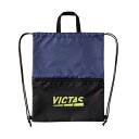 ヴィクタス VICTAS VICTAS ヴィクタス 卓球 プレイ ロゴ ジム サック PLAY LOGO GYM SACK 卓球 バッグ リ (ネイビー)(4)