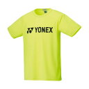 ヨネックス YONEX Yonex ヨネックス テニス ユニドライTシャツ 半袖 Tシャツ ロゴ 練習着 メンズ レディ (シャインイエロー)