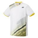 ヨネックス YONEX Yonex ヨネックス テニス ユニゲームシャツ フィットスタイル 10541 (ホワイト)