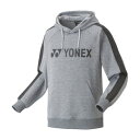 ヨネックス YONEX Yonex ヨネックス テニス ユニパーカー パーカー トップス UVカット 制電 メンズ レデ (グレー)
