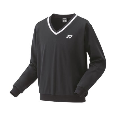 ヨネックス YONEX Yonex ヨネックス テニス ユニトレーナー トレーナー Vネック UVカット 吸汗速乾 制電 （ブラック）