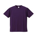 ヨネックス YONEX UnitedAthle ユナイテッドアスレ 4 . 1オンス ドライTシャツ BIGサイズ 男女兼用 5900 (パープル)