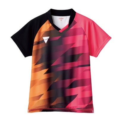 ヴィクタス VICTAS VICTAS ヴィクタス 卓球 VーLGS401 レディース トップス ゲームシャツ 卓球用シャツ （ピンク）