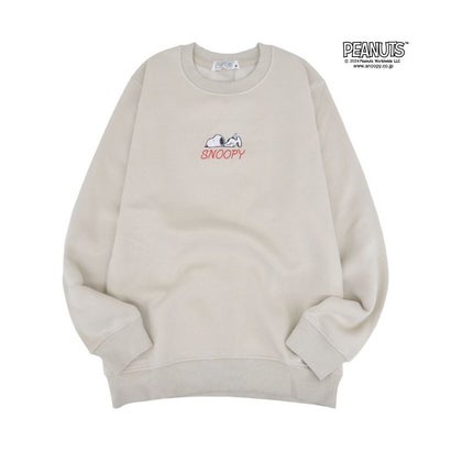ピーナッツ PEANUTS スヌーピー プリント トレーナー スウェット 長袖 裏起毛 春秋冬 SNOOPY LL ソフト..