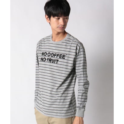 フルーツオブザルーム FRUIT OF THE LOOM 【FRUIT OF THE LOOM/フルーツ オブ ザ ルーム】ボーダーカットソー (GRAY)