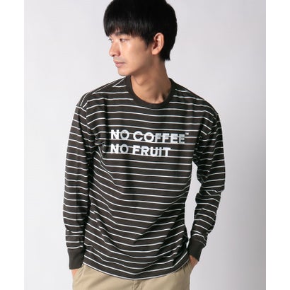 フルーツオブザルーム FRUIT OF THE LOOM 【FRUIT OF THE LOOM/フルーツ オブ ザ ルーム】ボーダーカットソー (BLACK)