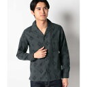 ナノ・ユニバース NANO universe 【NANO universe/ナノ・ユニバース】ネイティブネルシャツ (ブラック)