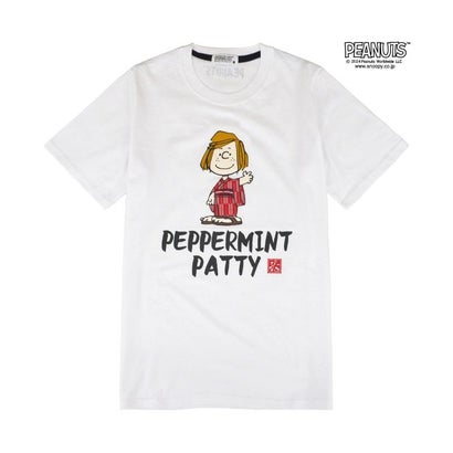 ピーナッツ PEANUTS スヌーピー Tシャツ 半袖 トップス プリント ペパーミントパティ 和柄 SNOOPY PEAN..
