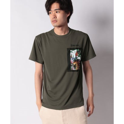 スポルディング SPALDING 【SPALDING/スポルディング】ジップポケットT (オリーブカーキ)