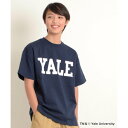 グラソス GLAZOS 【YALE】コットン・半袖YALEロゴTシャツ (コン)