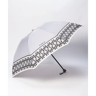 フルラ FURLA 折りたたみ傘 ボーダー （グレー）のサムネイル