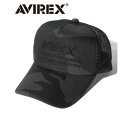 アヴィレックス AVIREX AVIREX NUMBERING MESH CAP (ブラック杢)