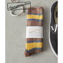 アノニマスイズム ANONYMOUSISM Anonymousism Old Surf Stripes crew プレゼント ギフト (ブラウン)