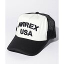 アヴィレックス AVIREX AX KING SIZE MESH CAP USA (ホワイト)