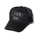 アヴィレックス AVIREX AX KING SIZE MESH CAP USA (ブラックA)