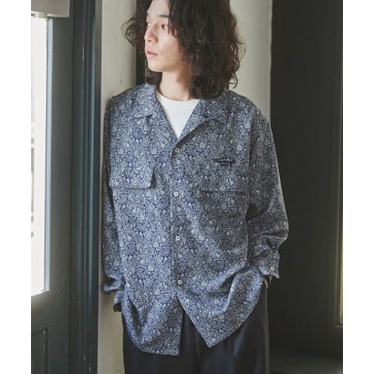 TOWNCRAFT(タウンクラフト)別注ペイズリーオープンカラーシャツ