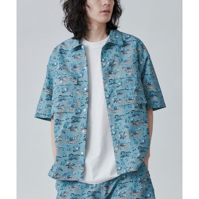 【セットアップ対応商品】Coleman(コールマン)別注グラフィックナイロンシャツ