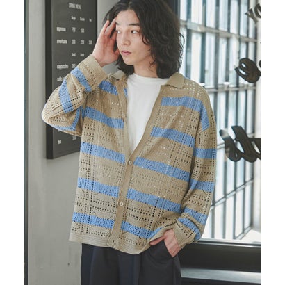 TOWNCRAFT(タウンクラフト)別注ボーダーニットカーディガン