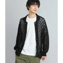 リネンタッチメッシュカーディガン