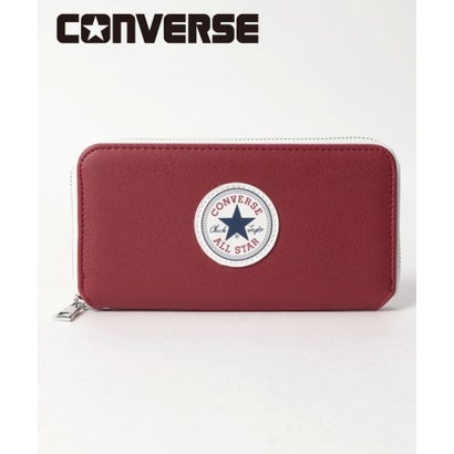 コンバース CONVERSE CONVERSE ラウンドロゴ ロングウォレット プレゼント ギフト (レッド)