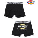 ディッキーズ Dickies Dickies NEW LOGO ボクサーパンツ プレゼント ギフト【返品不可商品】 (ブラック)
