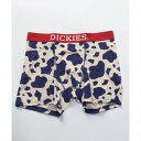 ディッキーズ Dickies Dickies COW PATTERN ボクサーパンツ プレゼント ギフト【返品不可商品】 (ブルー)