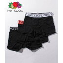 フルーツオブザルーム FRUIT OF THE LOOM FRUIT OF THE LOOM TCフライスボクサーパンツ 3枚セット プレゼント ギフト【返品不...
