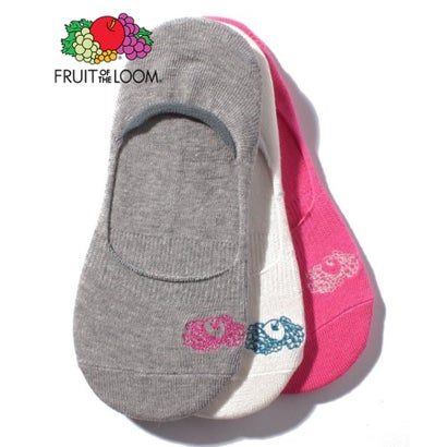 フルーツオブザルーム FRUIT OF THE LOOM インステップ ロゴ刺繍 3P (アソート)