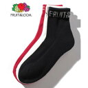 フルーツオブザルーム FRUIT OF THE LOOM FRUIT OF THE LOOM/フルーツオブザルーム トップロゴマルチクォーター丈ソックス3足セッ...