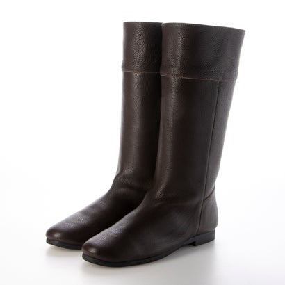 ヒップス HIPS セミルーズミドル丈ブーツ （ダークブラウン）