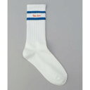 ライン&ロゴ刺繍リブソックス