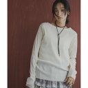 シアーベロアロングスリーブTシャツ