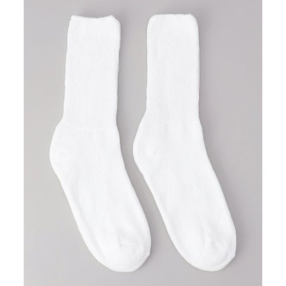 【お得な2足セット】Railroad sock 無地クルーソックス