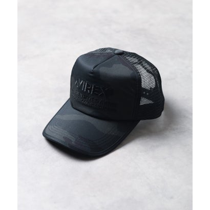 エーアールエムジー ar/mg 【78】【14407300】【AVIREX】NUMBERING MESH CAP (グレー系カモフラージュ)