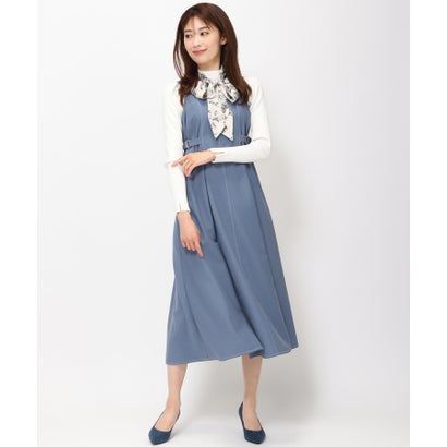ミッシュマッシュ MISCH MASCH 【2024春夏新作】サイドバックルジャンスカ/MM417405 (BLUE) ミッシュマッシュ MISCH MASCH 【2024春夏新作】サイドバックルジャンスカ/MM417405 (BLUE)