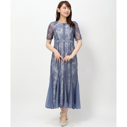 ミッシュマッシュ MISCH MASCH レースギャザーディテールワンピース/MO33O01 (BLUE)