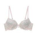 アンブラ ANNEBRA Light Velvet モールドカッププランジブラジャー(BーG) (ピンク)