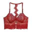 アンブラ ANNEBRA Zigzag2 バックモチーフロングラインブラジャー(BーG) (レッド)(4)