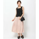 ミッシュマッシュ MISCH MASCH 【2024春夏新作】ビスチェジレ×プリーツスカートセットアップ/MM417418 (BROWN)