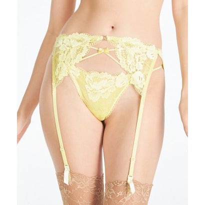 アンブラ ANNEBRA Mixing レースガーターベルト【返品不可商品】 （イエロー）