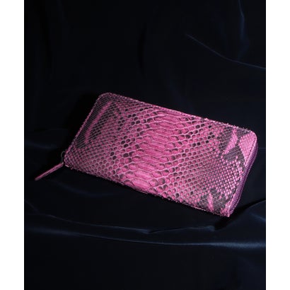 アディセレクション addy selection 【本革】【python】パイソン ラウンド 長財布 (パープル) アディセレクション addy selection 【本革】【python】パイソン ラウンド 長財布 (パープル)
