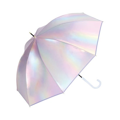 【Wpc.公式】雨傘 グロウパールアンブレラ 58cm レディース 長傘 (ラベンダー)