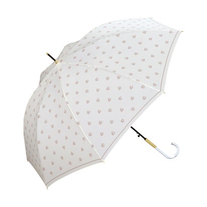 【Wpc.公式】 雨傘 チャーミーハート 50cm ジャンプ傘 晴雨兼用 レディース 長傘 (オフ) 【Wpc.公式】 雨傘 チャーミーハート 50cm ジャンプ傘 晴雨兼用 レディース 長傘 (オフ)
