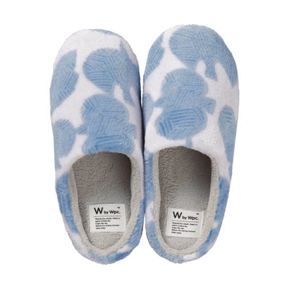 【Wpc.公式】もこもこルームシューズ (リントゥブルー)